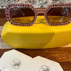 Pink Swarovski Sunglasses